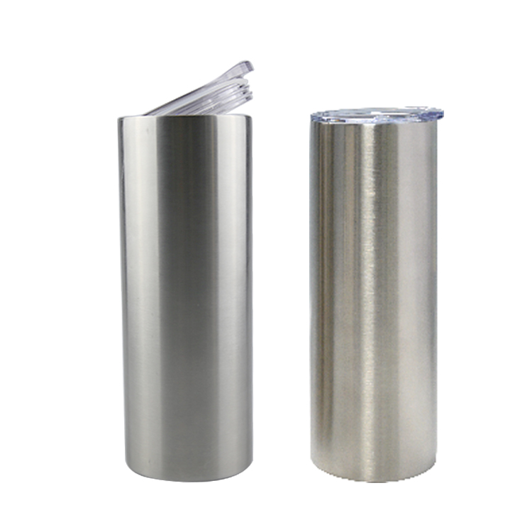 Vaso de taza térmica de acero inoxidable de 20 oz Sublimación aislada al vacío de doble pared (5)